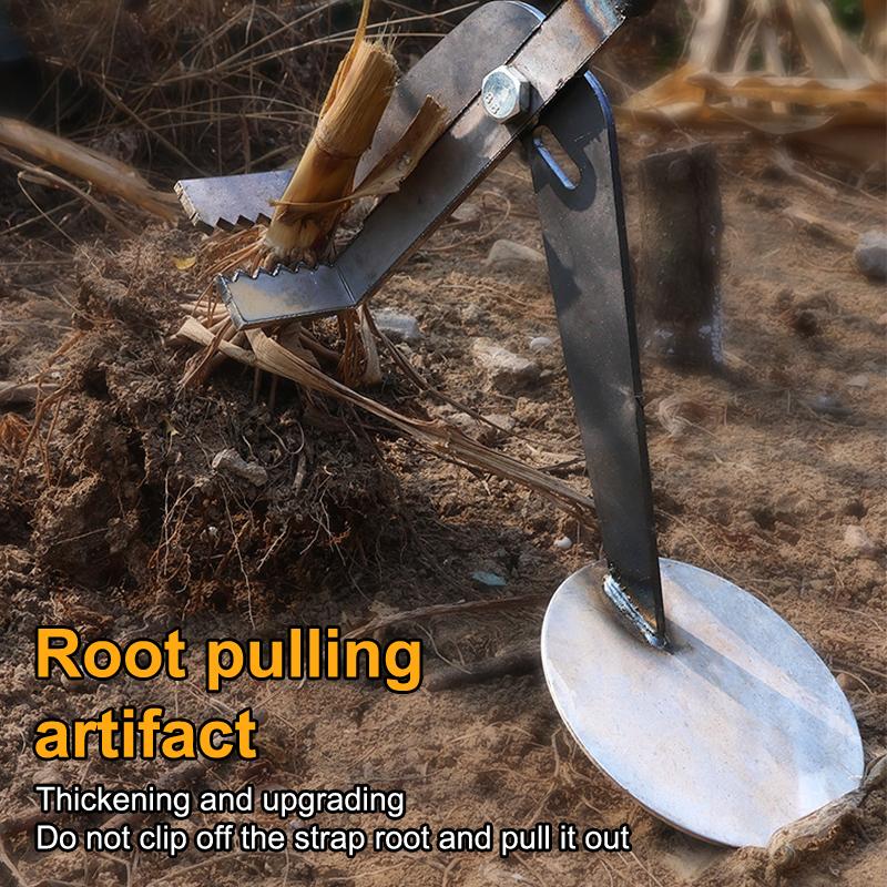 Removal Of Corn Stalks And Soybean Root Heavy-Duty Root Remover Garden Tool Designed For Efficient Manual Plant Root