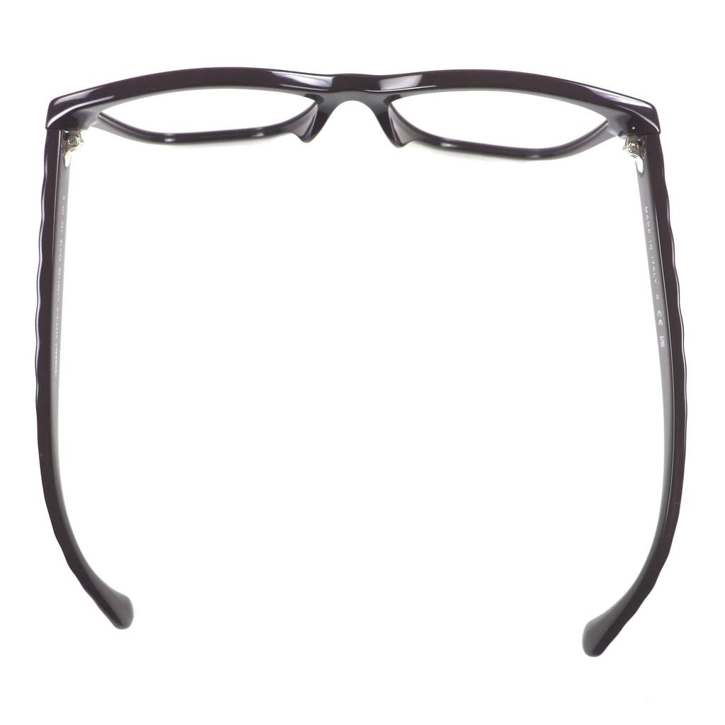 Excellent CHANEL Glasses Matelasse COCO Mark Color Lens Dark brown Women 3443-S-A Used