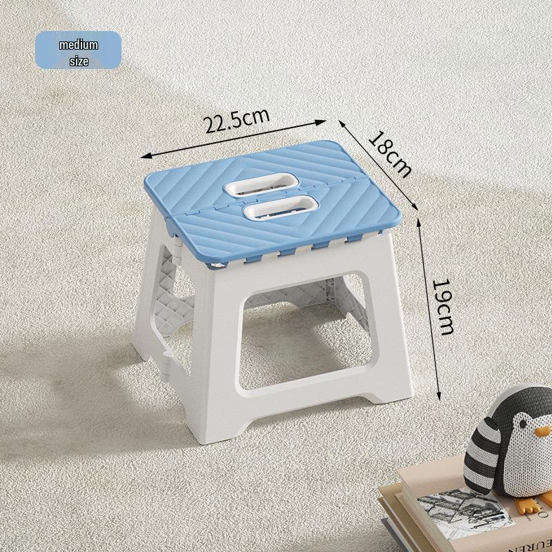 Scaun portabil pliabil din plastic pentru uz exterior și interior