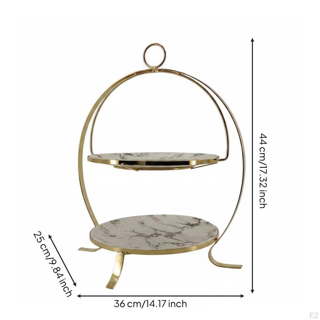 Cake Stand Light Luxury Dishwasher Dessert Holder for Afternoon Tea,