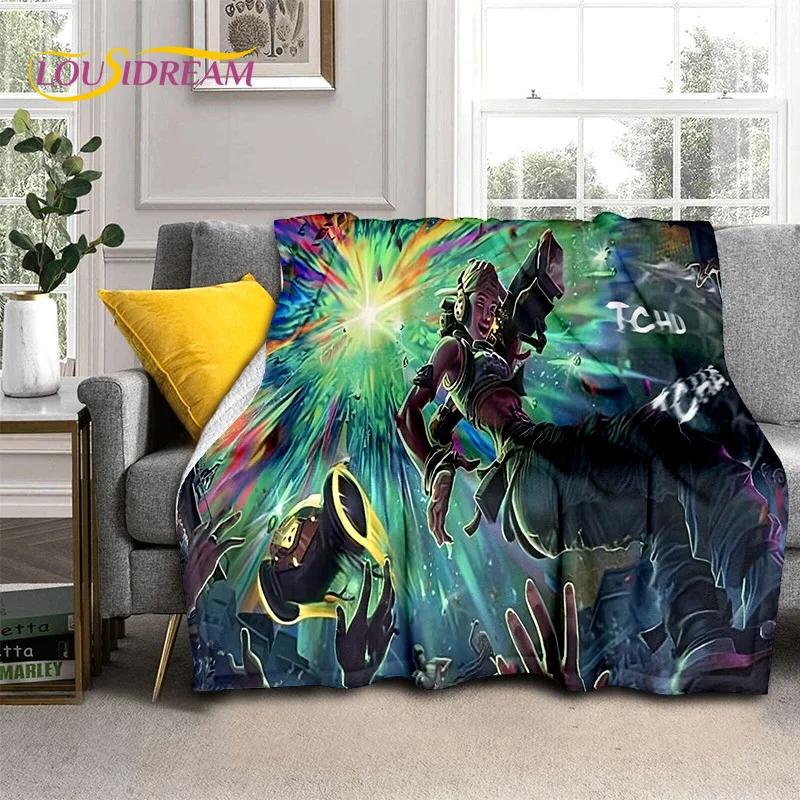 3D Newest VALORANT Cartoon Game Soft Flannel Blankets,Throw Blanket Comfortable Blanket for Picnic Beds Sofa Home Bedroom Gifts