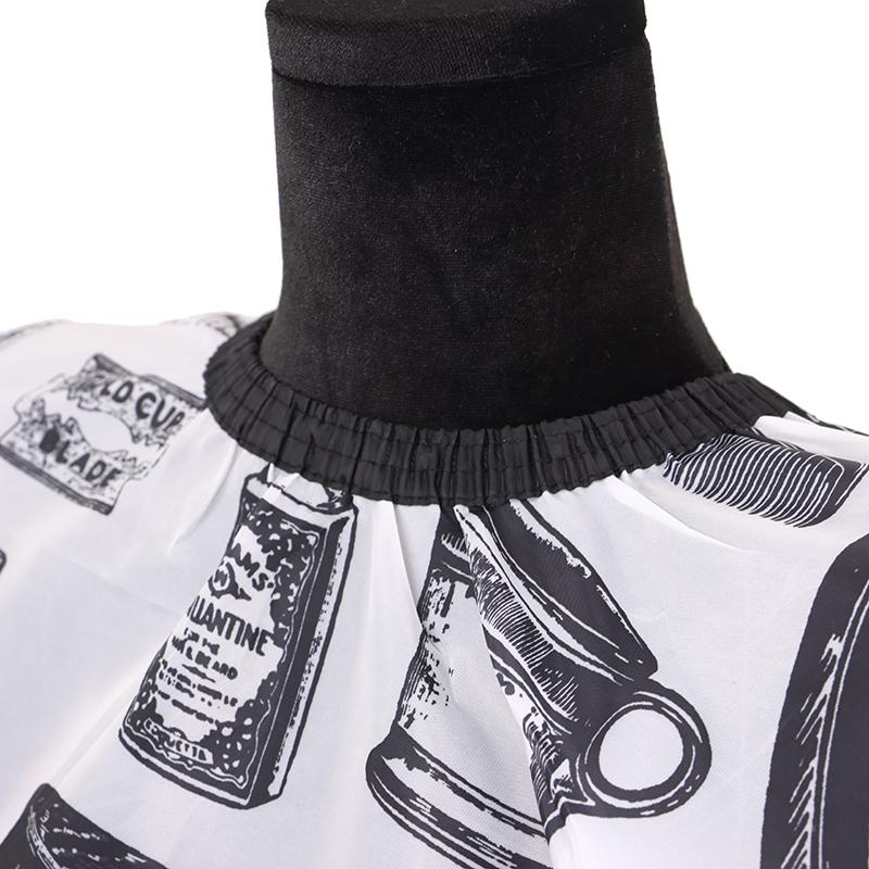 Wasserdichtes Haarschneideumhang Tuch Haareschneiden Muster Salon Friseurumhang Friseurschürze Wickelkleid Werkzeuge Friseurschürze