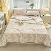 Luxury Floral Style Summer Quilt Skin-friendly Comfortable Ultra Soft Air Conditioning Cooling Quilts Home Travel Thin Blanket