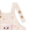 MIKI HOUSE HOT BISCUITS Overalls Gift Set for Boys and Girls, Baby Clothes, Baby Gift, Ivory, 70cm, Box Included, 74-9911-689