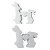 Rabbit Shaped Candle Holder Molds for DIY Craft Tealight Holder Gypsum Mould
