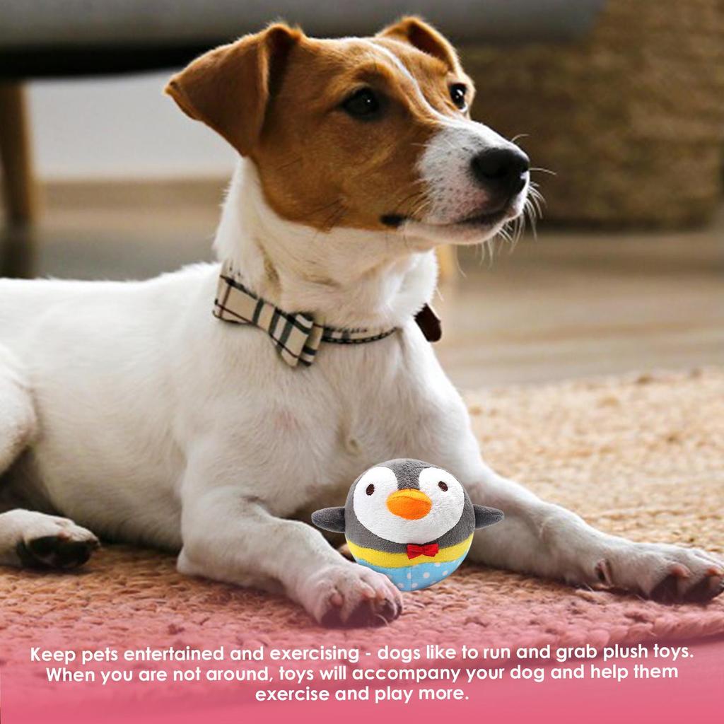 Dog Stuffed Toys Teething Enrichment Ball Stuffed Dog Chew Toys For Home Indoor Bedroom Outdoor Backyard Birthday Travel