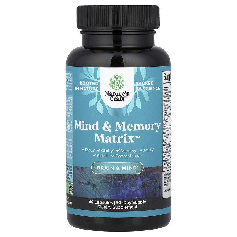Mind & Memory Matrix™, 60 Capsules
