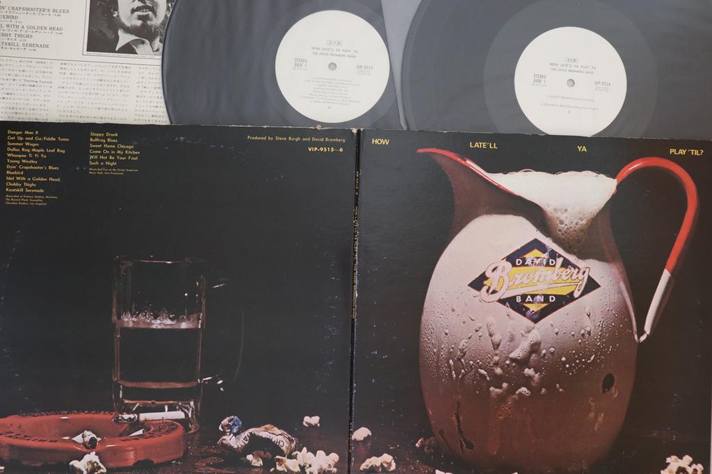LP Record DAVID BROMBERG - How Late'll Ya Play 'til VIP95156PROMO VICTOR Japan Rock Used