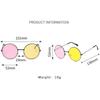 Spamton Deltarune Cosplay Glasses, Anime Boss Plush Yellow Pink Mixed Color Round Frame Sunglasses Cos Prop Halloween