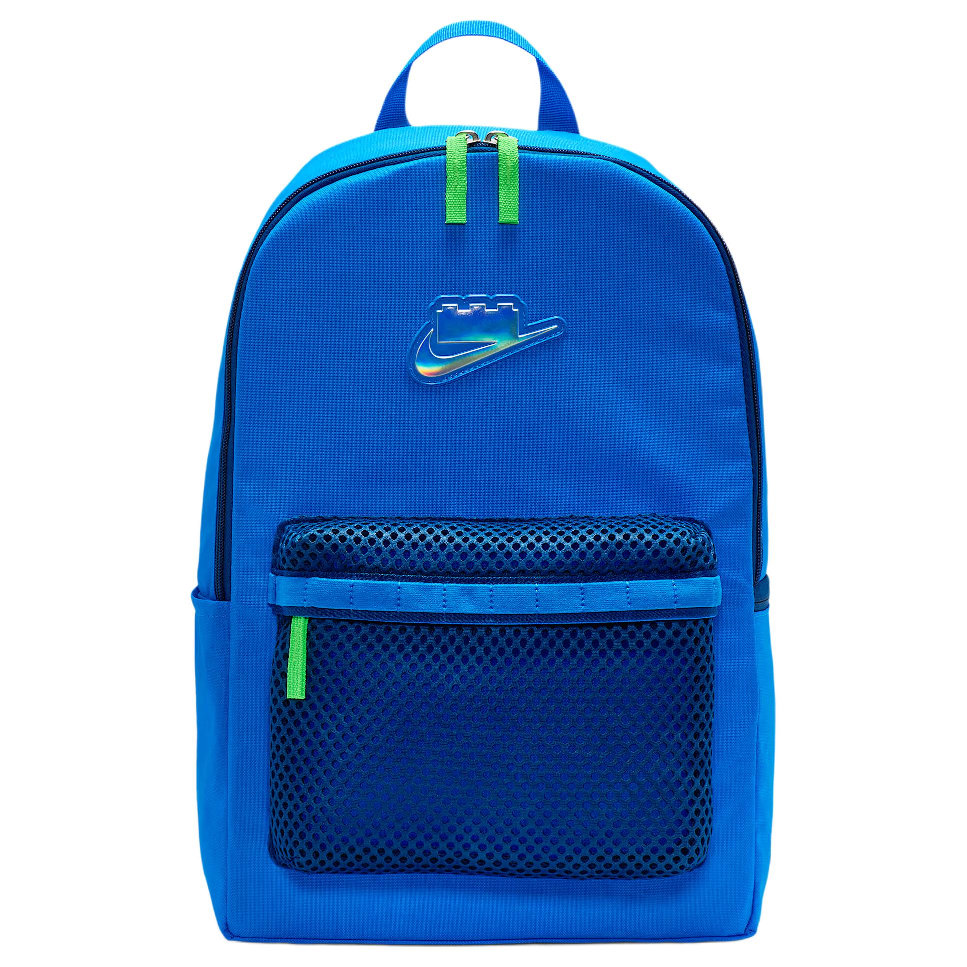 Nike X LEGO Heritage 25L Simple Versatile Fabric Backpack Unisex backpack Blue HV6609-470 Blue