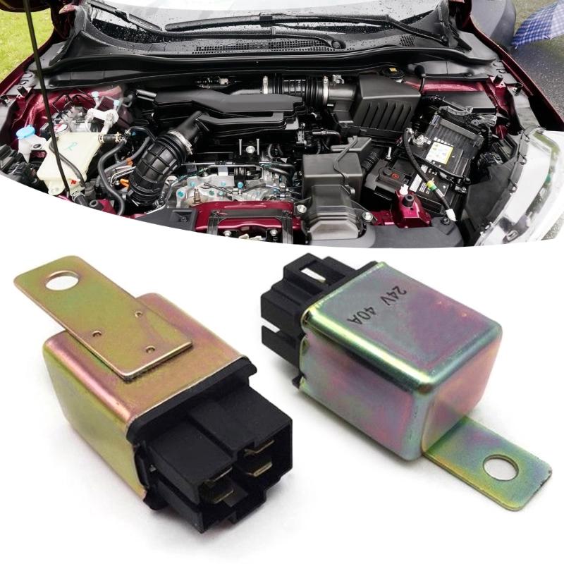 Quick Response Long Lasting Energy Saving 12V 24V 4Pin Relays Suitable for Car Air Conditioning with Easy Installation