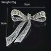 Vintage Rhinestone Pearl Bowknot Brooches Temperament Versatile Clothing For Women Jewelry Accessries Gifts