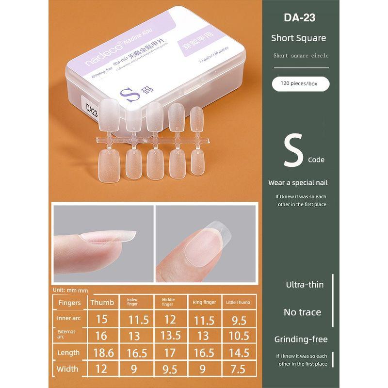 

NADECO Ультратонкое бесшовное трапециевидное износостойкое износостойкое покрытие Short Square (S) Code 120 Pieces/Box