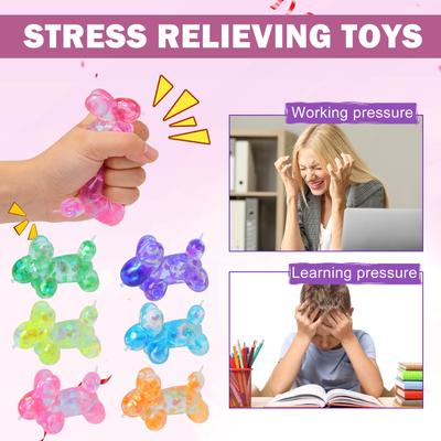 Bubble Slow Perfume Bottle Maltose Pinch Music Ventilation Toy Car Dog Decompression Ball