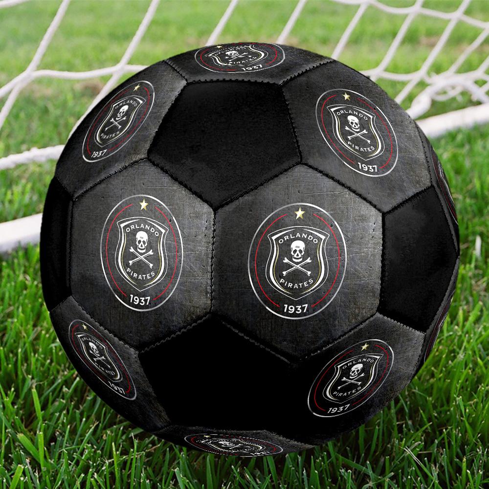 Orlando Pirates Soccer Ball Colorful All Ages Machine Stitched PVC Competition Ready Durable High-Bounce.SIZE5