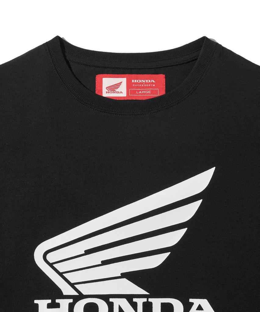 PHYPS MOTORCYCLE Wing Collect Logo Short Sleeve Black