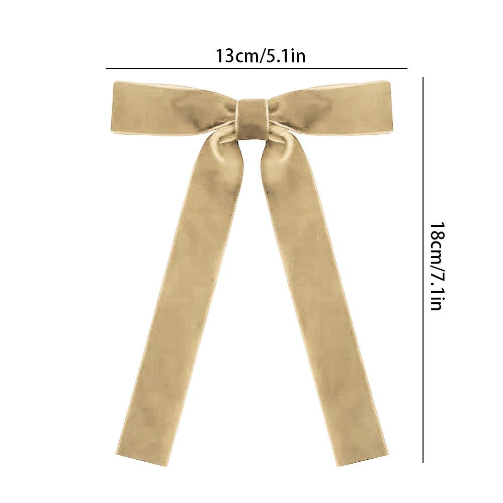 

12PCS Velvet Bows Vintage DIY Christmas Tree Decoration Ribbon Bow Cable Tie Gift Wrapping Bows Christmas Decorations Sale 2025 колір світло кави