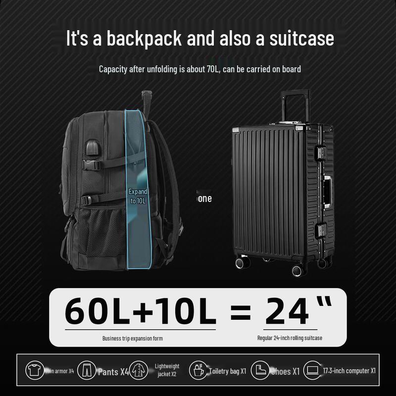 JINSHIWQ Men's Large Capacity Outdoor Travel Backpack