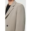 PEACEBIRD Men's Short Slim Fit Double-breasted Suit Jacket