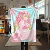1pz Coperta in Flanella con Stampa Demon Slayer, Alta Qualità, Per Tutte le Stagioni, Decorazione per la Casa, Calore e Comfort, Perfetta per Regali di Natale