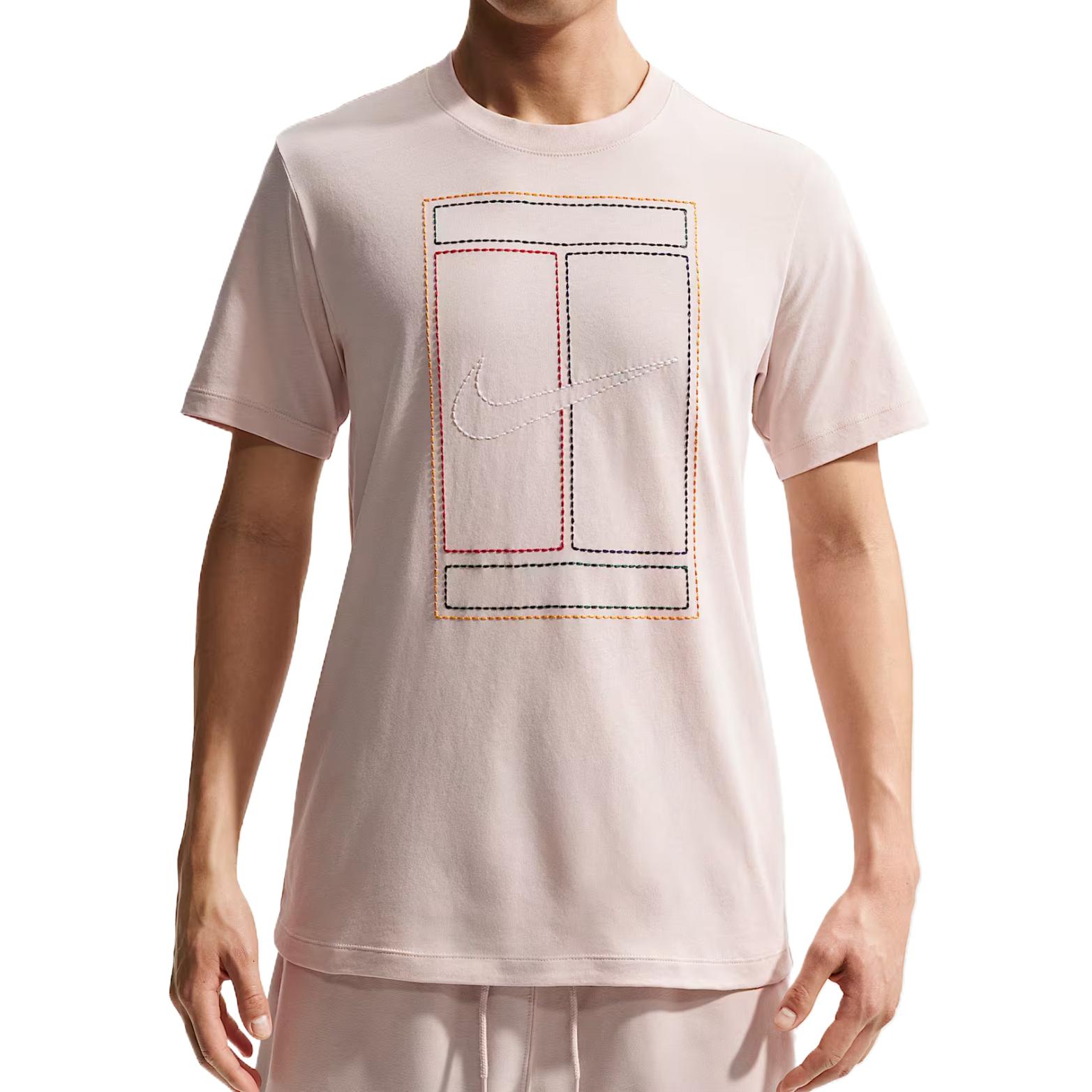 Nike Court Heritage Soft Cotton Ribbed T-Shirt Men tops IH2086-667 XL