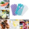Food Grade Silicone Ice Cube Mold with Lid