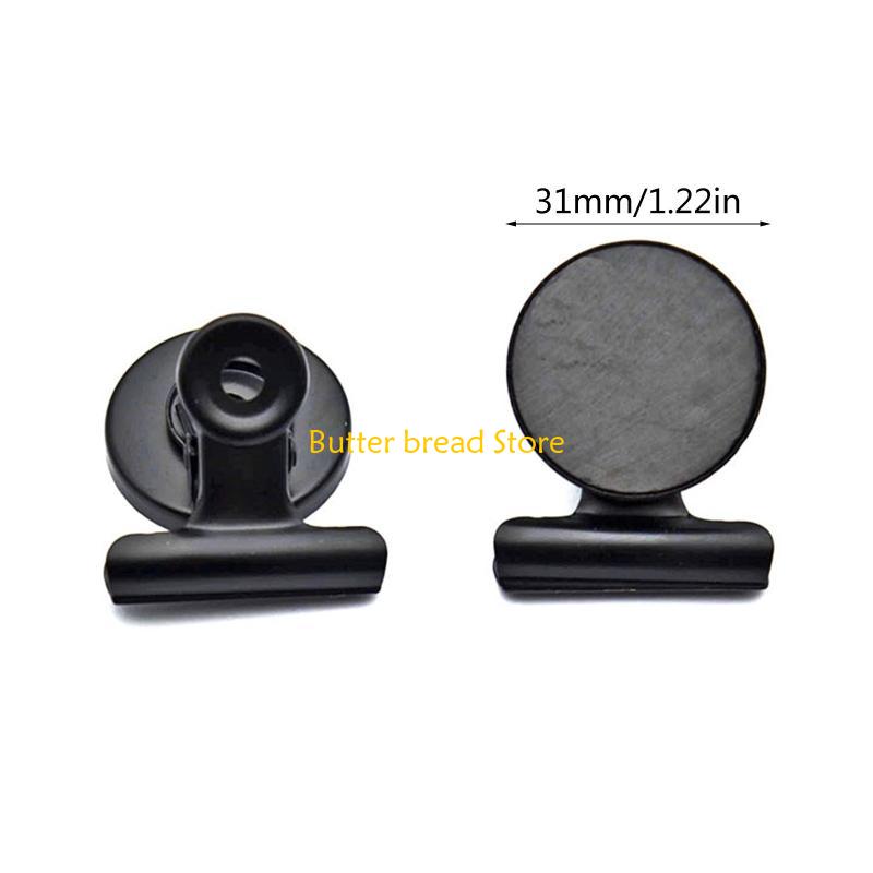 W89C 10Pieces Strong Clips Heavy Duty Refrigerator Magnets 31mm Wide for Photo Display Home Office School Whiteboard