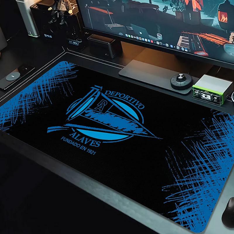 Deportivo Alaves Large Size Mouse Pad Large Gaming Table Cushion Non-slip Laptop Tablet Big Mousepad XXL Mat Mini PC Playmat With Lock edge