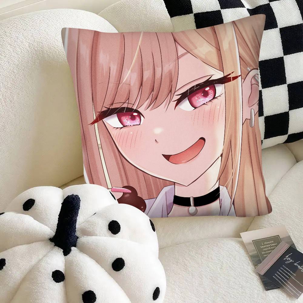 Anime MMy DDressUp DDarlingS Pillow Case Fashion Square Pillowcase Bedroom Sofa Room Ins Decoration Leisure