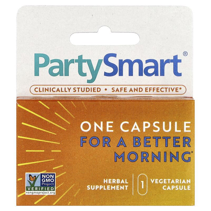 PartySmart®, 10 Packets, 1 Vegetarian Capsule Each