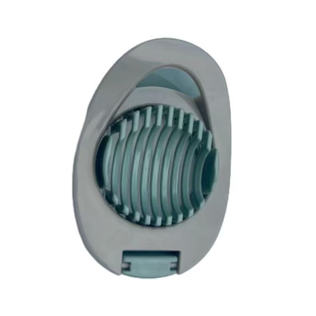 Stainless steel household decorative egg slicer anti-slip design for kitchen preserved egg slicing 2