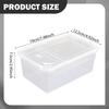 Reptile Feeding Box Breeding Critter Hatching Container Clear Terrarium Habitat Cage for Animal