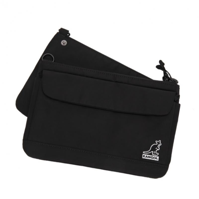 KANGOL Easy Travel Dual Crossbag Black 3402