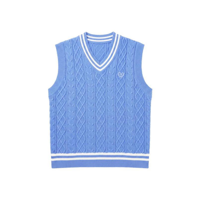 DEESHA Girls' V-Neck Cable Knit Sweater Vest