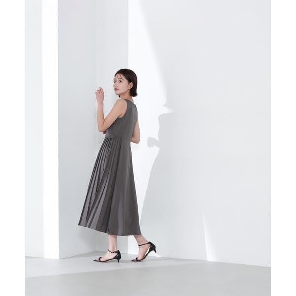 [Natural Beauty Basic] Side Pleated Jumper Skirt