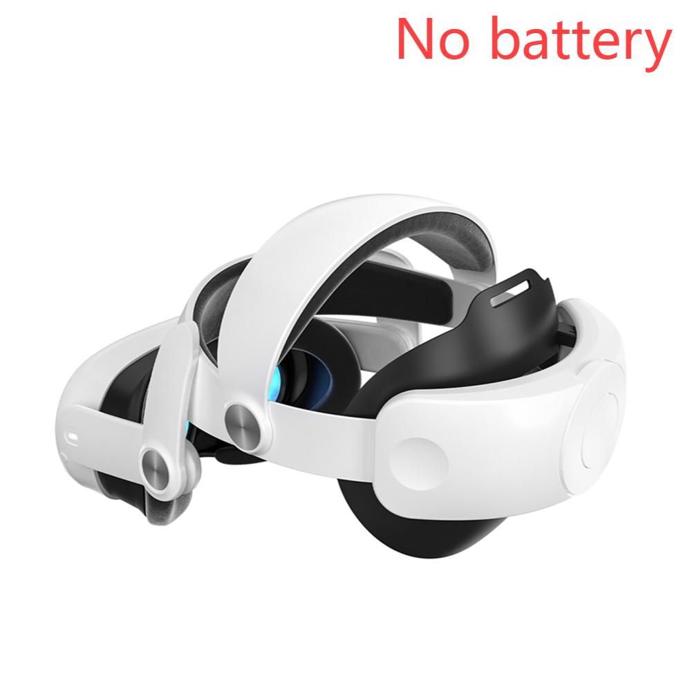 Head Strap with Battery Pack 10000mAh Extend Playtime and Comfort Elite Strap Replacement Reduce Facial Stress for Meta Quest 3S