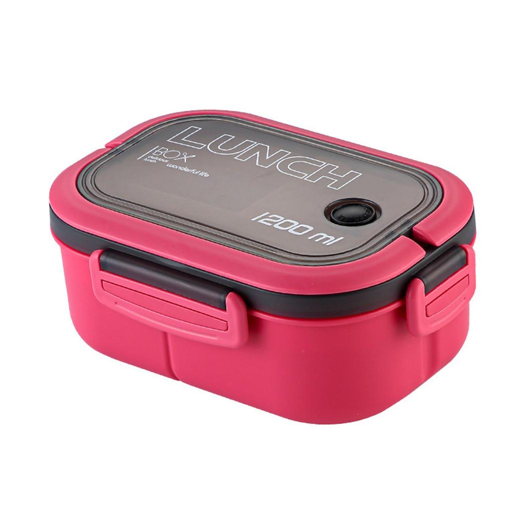 Sealed Double-layer Lunch Box For Students With Compartments, Microwave-safe,  Worker Fat-reducing Take-out Lunch Box
