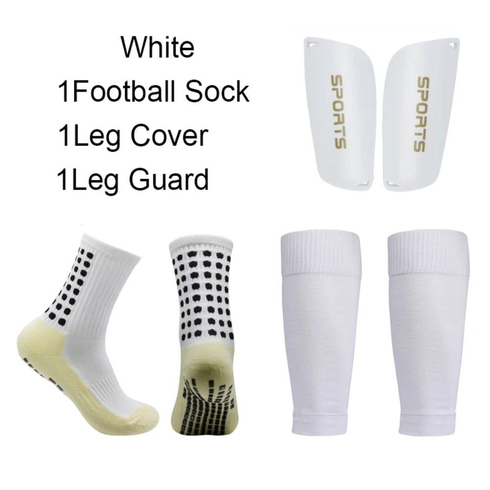 3pcs/set Durable Soccer Shin Guards Comfortable Football Ankle Socks  Protective Equipment