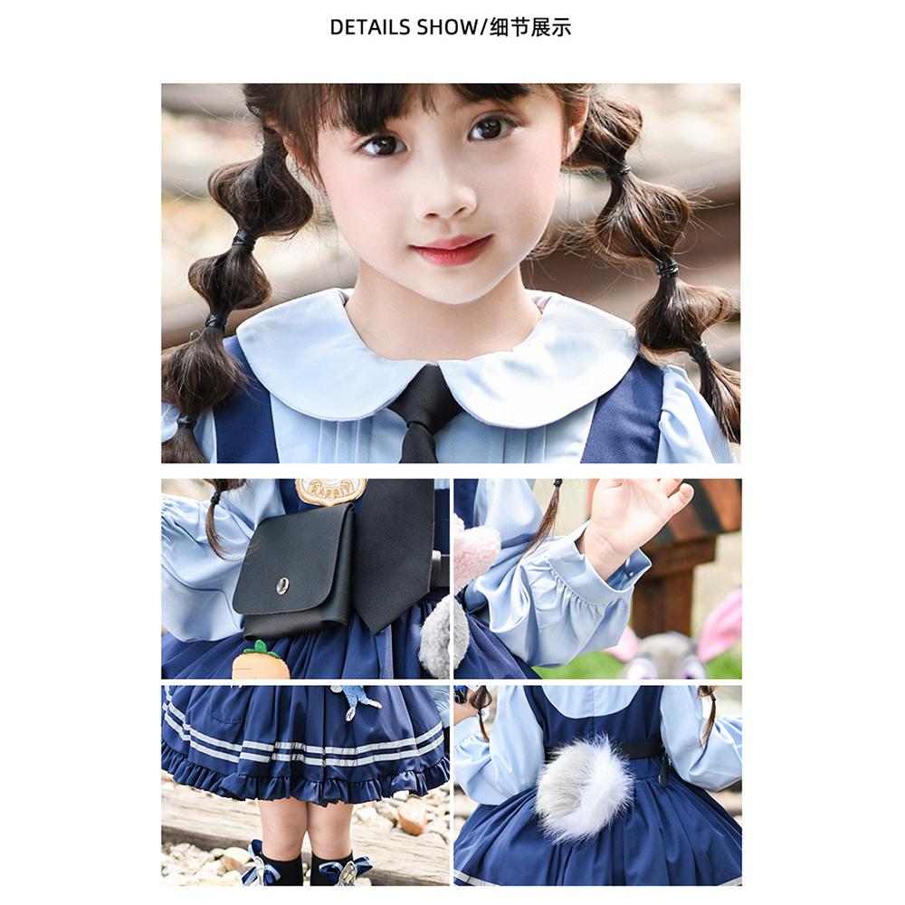 Film Zootopia Cosplay Judy Hase Offizier Nick Wilde Lolita Prinzessinnenkleid Kinderkleider Neues Kleid Geburtstagsballkleid