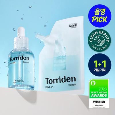 Toriden Dive-in Low Molecular Hyaluronic Acid Serum 50ml Refill Plan (+50ml Refill Pack)