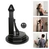 Manual Wall Mounted Massage Device With Elasticity Ball For Shoulder Blade And Spine Alignment Recovery Massage