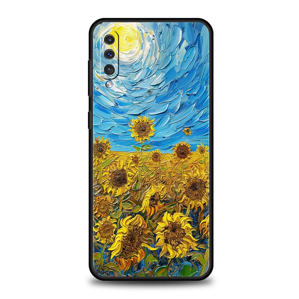 

Ван Гог Подсолнухи Звездная ночь Чехол для телефона для Samsung A56 A36 A26 A24 A16 A14 A12 A32 A50 A70 A22 A34 A54 A42 A52 5G A06 Samsung A54