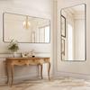 Square Wall Mounted Mirror 28" X 60" Mirror with Aluminium Alloy Frame