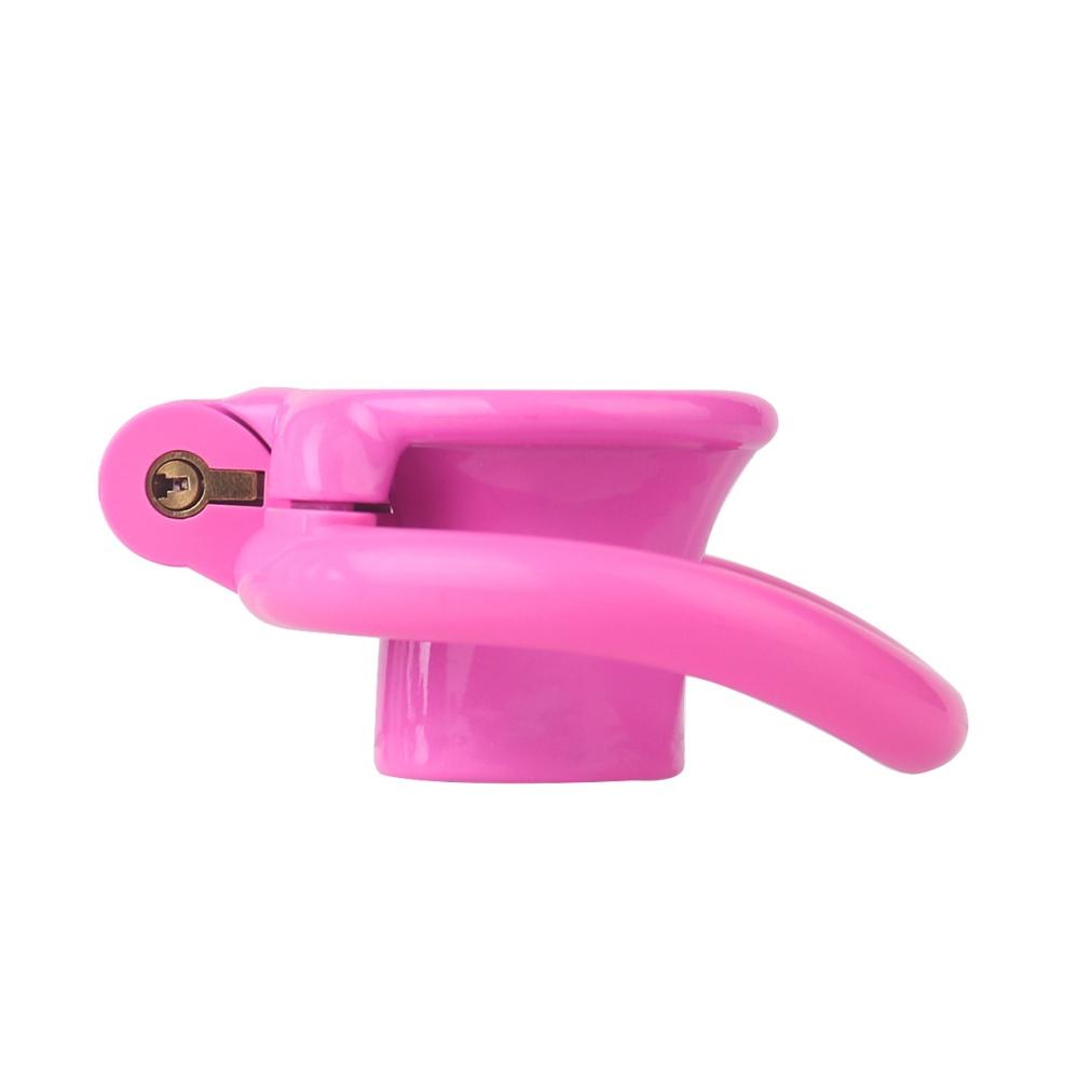 FRRK Flat Chastity Device with Mesh Hole Male Penis Lock Cock Cage Negative Chastity Cage BDSM Penis Bondage Lock Sex Toys