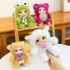 Mimia Cute Cartoon Plush Bag Pendant With Short Flannel For Girls And Boys