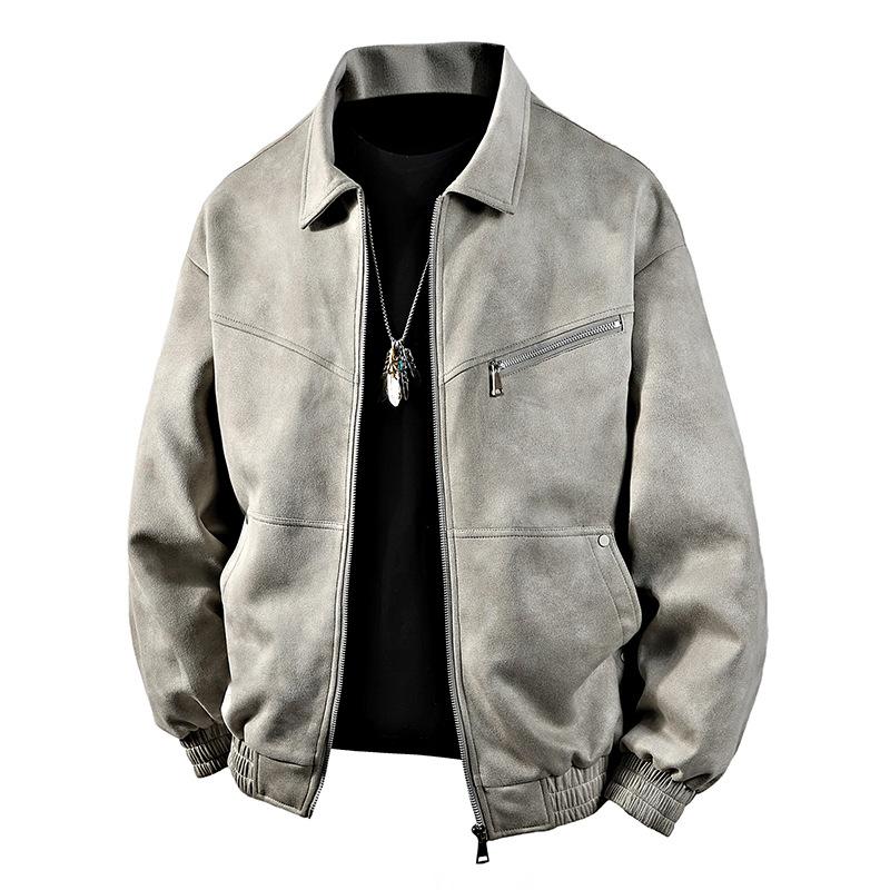 Wiosenno-jesienna kurtka ze stójką, wszechstronna kurtka casualowa dla mężczyzn