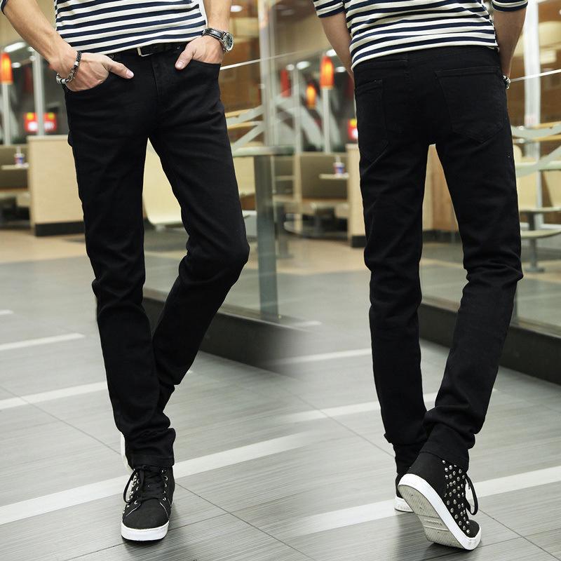 Slim Fit Ripped Jeans voor heren - elastische, casual, rechte pijpen, trendy Koreaanse stijl voor lente, zomer en herfst