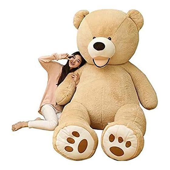 MIXUS Plush Big Bear/Bear/Large/Teddy Bear/Bear/Hugging Pillow Huge Extra Large/Bear/teddy bear/Present/Celebration/Store Decoration (Light Brown,