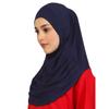 Breathable Sports Headscarf Lightweight Full Neck Cover Turban Modest Fashion Instant Hijab Women