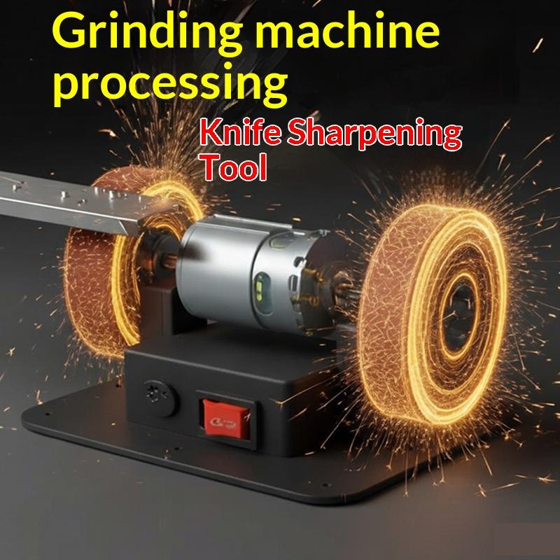100W Double Grinder Machine Grinder 7 Gears Electric Bench Grinder For Polishing Grinding Sharpening Original Grinding Machine